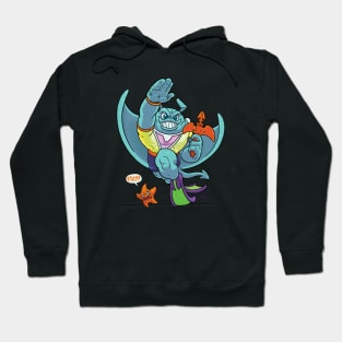 Ray Fillet the mutant Stingray hero. Hoodie